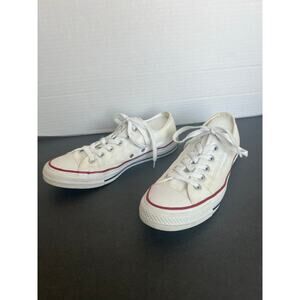 Converse Chuck Taylor All‎ Star Shoreline LowTop Lace Up White Canvas Sneaker 9